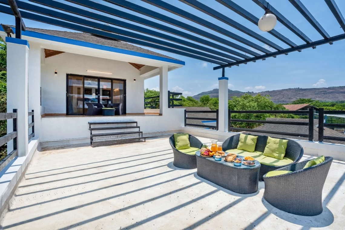 5 BHK villa with Private Cricket Turf & Private Paddle Court in Lonavala