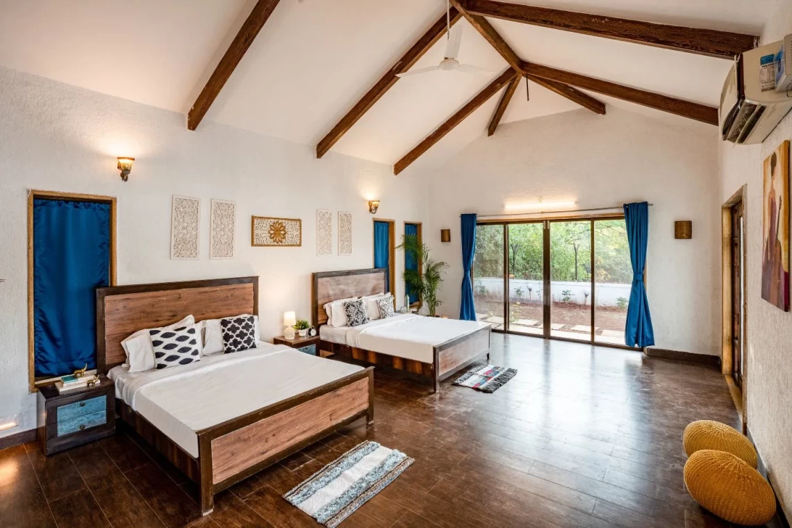5 BHK villa with Private Cricket Turf & Private Paddle Court in Lonavala