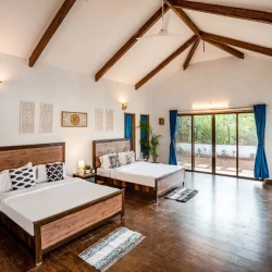 5 BHK villa with Private Cricket Turf & Private Paddle Court in Lonavala