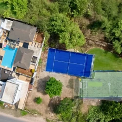 5 BHK villa with Private Cricket Turf & Private Paddle Court in Lonavala