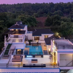 5 BHK villa with Private Cricket Turf & Private Paddle Court in Lonavala